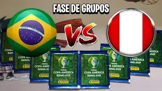 Simulación de partido BRASIL vs PERU (fase de grupos) - Copa América Brasil 2019 Panini