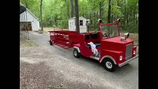 Golf Cart Tiller Fire Truck (Little Red)