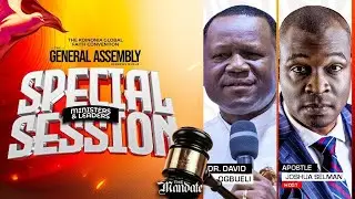 DAY FOUR SPECIAL MORNING SESSION THE GENERAL ASSEMBLY (SPECIAL MINISTERS & LEADERS SERVICE)