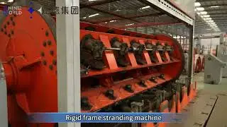 Shineworld Rigid frame stranding machine.