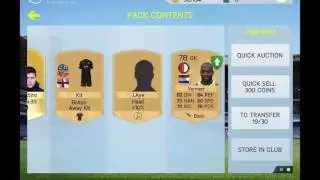 FIFA 15 iOS pack opening (Mini gold packs OP!!!)  TOTY!!