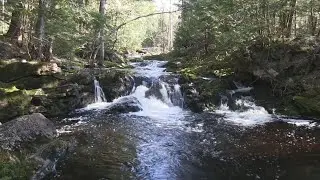 Fishing the Big Carp River in Michigan's Porcupine Mountains State Park