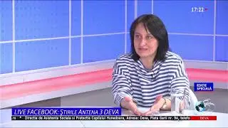 Ediție specială, la Antena 3 Deva, invitată, Giga Gogean