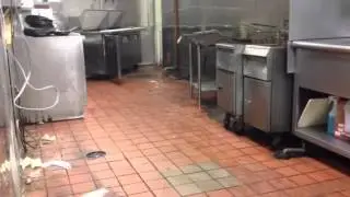 Kitchen demolition.