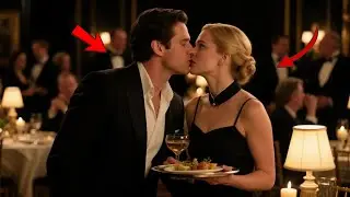 Millionaire Stuns Everyone by Kissing the First Waitress Who Passes—But Her Reaction Leaves Them...