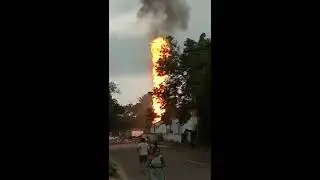 Governor house Petrol pump blast live footage. 7th oct 2020