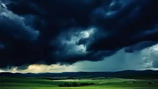 Dark and Strong Thunderstorm is Approaching I Calm Before the Thunderstorm