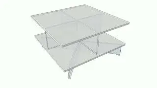 TABLE BASSE CARREE