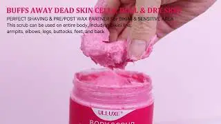 Exfoliating Body Scrub for Ingrown Hair Razor Bumps | Bikini & Underarm Scrub #bodyscrub #bodycare