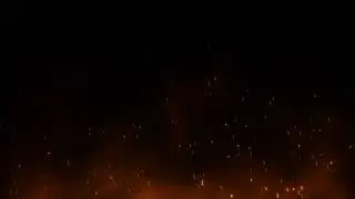 fire particles rising overlay black screen effect template