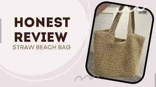 REVIEW - Kseymeir straw beach bag