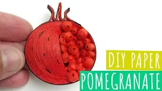 DIY Paper Pomegranate | Paper Crafts