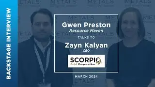 Zayn Kalyan of Scorpio Gold Corp. talks to Gwen Preston at Metals Investor Forum | March 2024