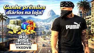 COMO GANHAR V&Aacute;RIOS PR&Ecirc;MIOS TODOS OS DIAS NO RIO RISE 😱😱