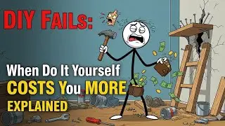 DIY Fails: When 'Do It Yourself' Costs You More EXPLAINED by Cartoon Stickman character