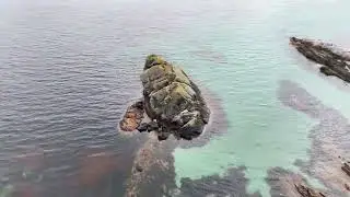 Drone footage of the Isle of Gigha in Scotland