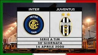 PES 2021 PC S&eacute;rie A 1999/2000 30eme Journ&eacute;e Inter Milan vs Juventus Turin 2-2 