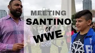 Meeting Santino of WWE + Sportsnet Aftermath Cast