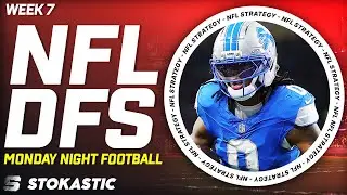 Buccaneers vs Lions & Texans vs Seahawks Showdown Strategy MNF Week 7 DFS Picks | NFL DFS Strategy