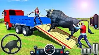 Real Wild Animals Transport Simulator Farm Animal Cargo Truck Driving  3D Android GamePlay 