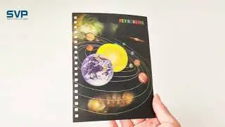 Lenticular printing notebook cover