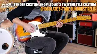 No Talking...Just Tones | Fender Custom Shop LTD 50s Twisted Tele Custom Chocolate 3-Tone Sunburst