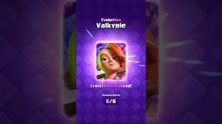 Полное руководство по эволюции Валькирии #clashroyale #shorts