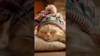 Sleep Music For Cats And Humans | Cozy Fireplace Relaxation For Quiet Nights
