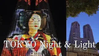 Tokyo Metropolitan Government Building. TOKYO Night & Light.Shinjuku.