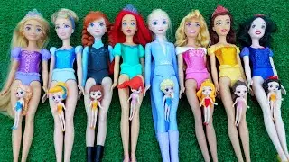 Disney Princess Doll Makeover ~ DIY Miniature Ideas for MATTEL - Wig, Dress, Faceup, and More! DIY