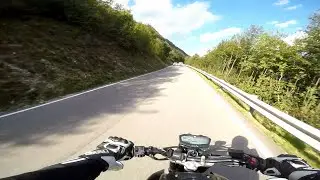 beinahe Crash | MT07 Italien Passstra&szlig;e