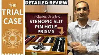 Trial Case or trial lens set in Optometry | ट्रायल केस | Pinhole, Stenopic Slit Use | Sina Motallebi