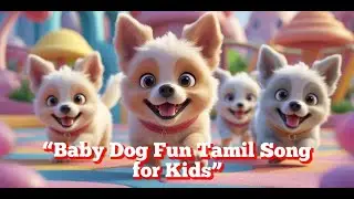 ✨🐶 &ldquo;Happy Puppy Playground Chase | Joyful Baby Dog Song for Kids | Fun Tamil Cartoon Video 4K&rdquo;/RCT..