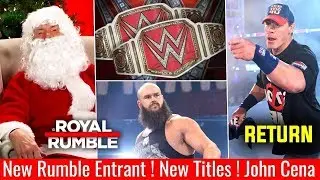 New Titles Officially Confirm ! Cena Return - WWE Raw 24 December 2018 Highlights
