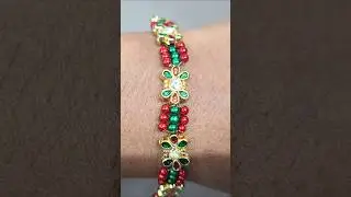 Easy Bracelet Making at Home dj's creation  #shorts #diy #crystals #bracelet #jewelrymaking