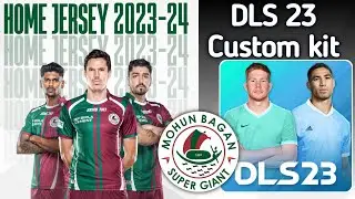 DLS 23 Mohun Bagan Super Giants FC Home kit | dls23 new ISL kits | DLS 23 Custom kit #65