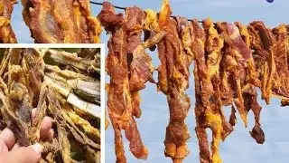 اللحم المشرح /اللحم المقدد /شريح /اللحم المجفف من عند ام صلاح خطوة بخطوة ديريه ورحمي عليا