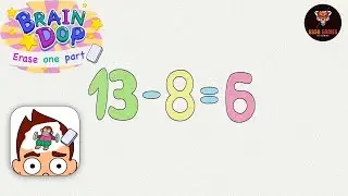 Brain Dop Erase One Part: Solve an Example Gameplay Walkthrough #Shorts
