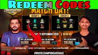 INDIA CHAMPIONSHIP 2020 REDEEM CODE| FFIC 2020 REDEEM CODES| FREE FIRE INDIA CHAMPIONSHIP|