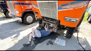 What Could Go Wrong? New Radiator Top Freightliner FLA