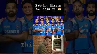 #CT2025❌ #CT2013✅ | #India batting lineup #Then vs #Now | #championstrophy #yt#shorts#viral#trending