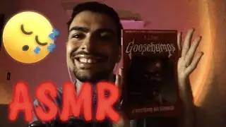 😱📖 NÃO ESCUTE NO ESCURO! ASMR SUSSURRADO lendo Goosebumps (O Mistério do Boneco)
