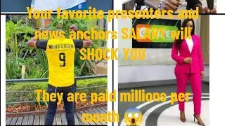 Top 10 HIGHEST paid Tv anchors and RADIO presenters 😱They are paid millions ☺️