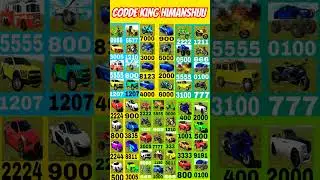 All Cheat Code 🦚👑 Real code Indian bike driving 3d all new cheat code update + plugin cheat code