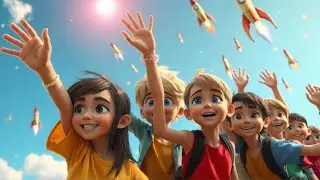 Five Toy Rockets Blast Off High | Space Counting Song for Kids | Nursery Rhymes and Baby Songs
