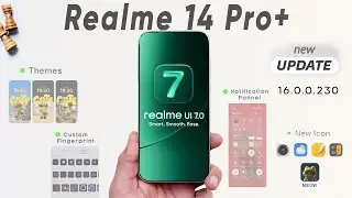 Realme UI 7.0 January Update For Realme 14 Pro Plus | Frosted Glass Effect, Icon, Fingerprint & More