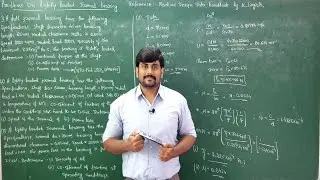 02 - Problems on lightly loaded journal bearing - Tribology by GURUDATT.H.M