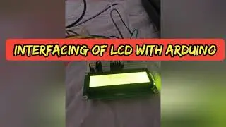 Interfacing of LCD with Arduino Nano#shortsindia #shortsinnovation #shorts