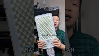 Lampu jalan tenaga surya #racunshopee #lamputenagasurya
