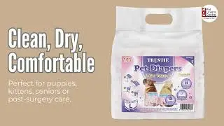 Potty Problems SOLVED! &ndash; Trustie Ultra Value Female & Male Pet Diaper/Wrap 🐾